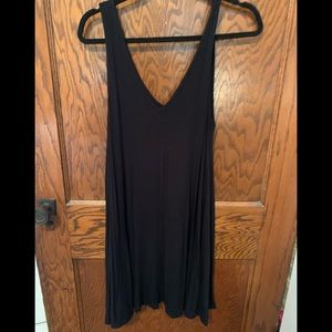 Black tank top dress